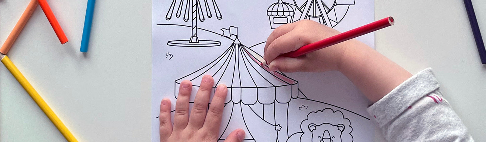 🎡 Free Printable Carnival Colouring Pages for Toddlers