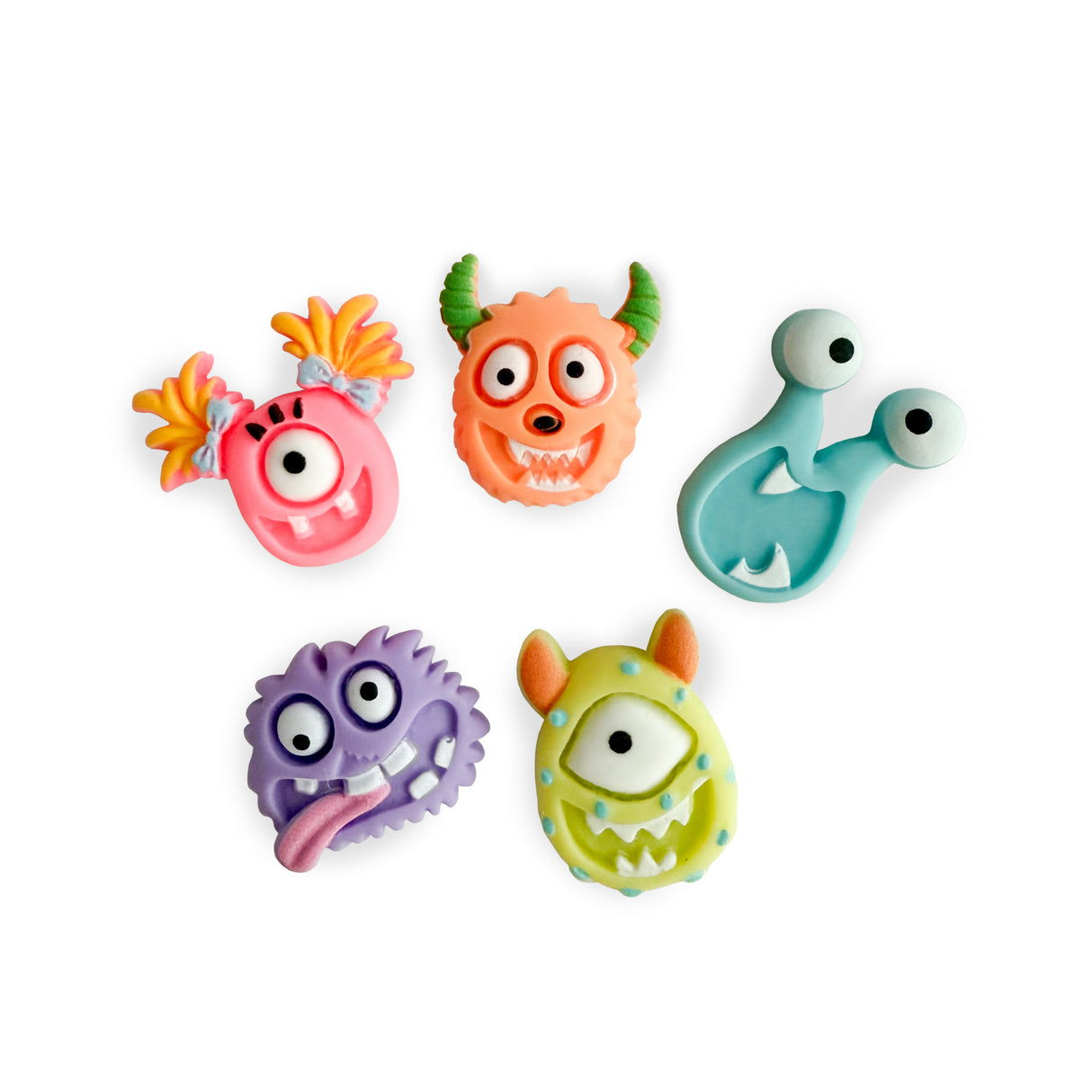 Monster Faces Charms