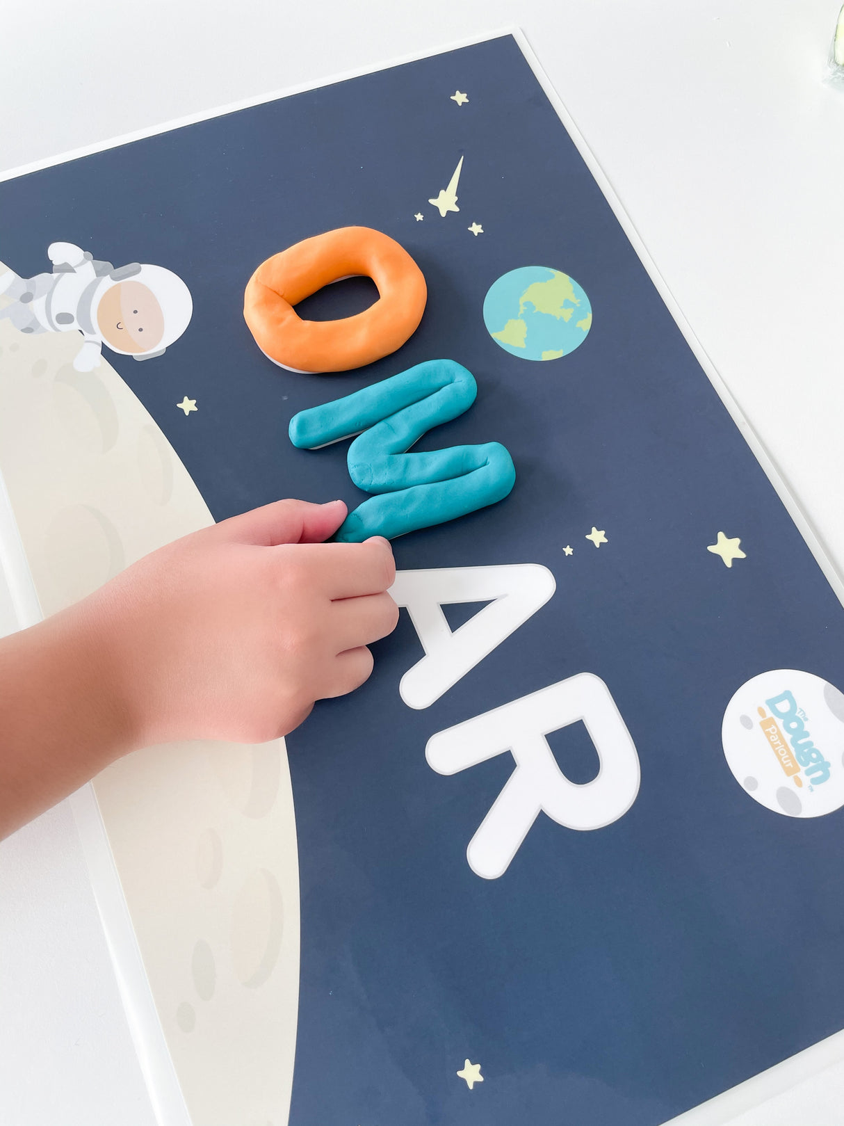 Up in Space Personalized Playmat