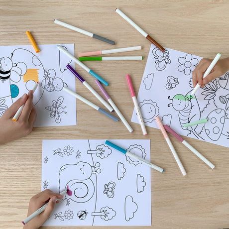 In the Garden Colouring Pages