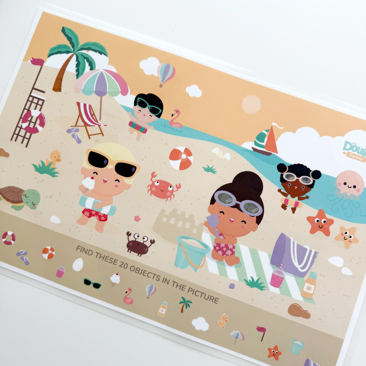 Beach Personalized Playmat