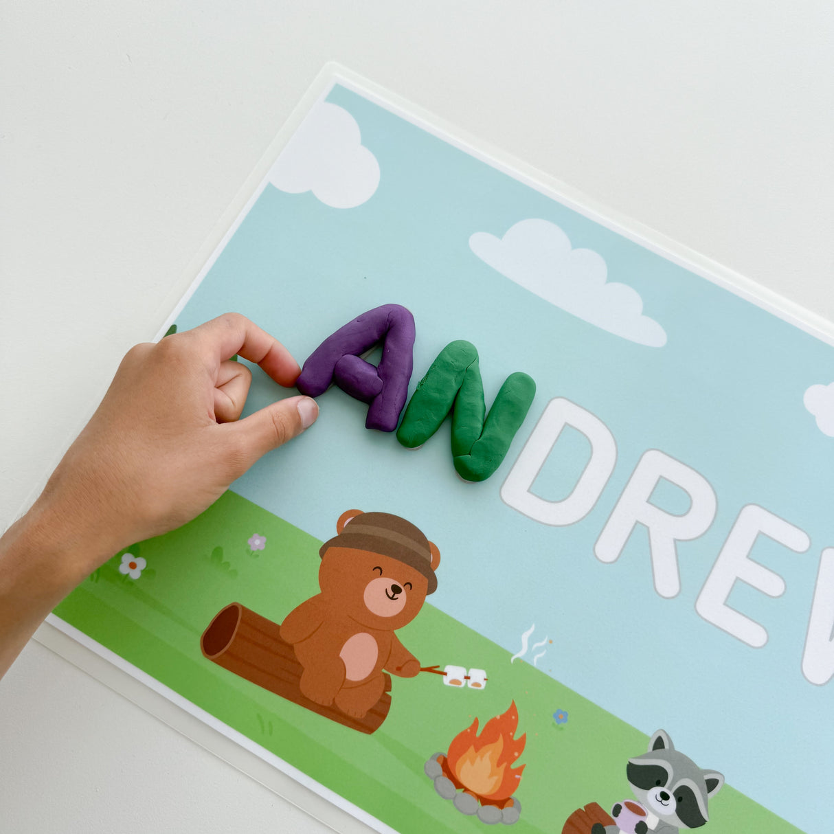 Camping Personalized Playmat