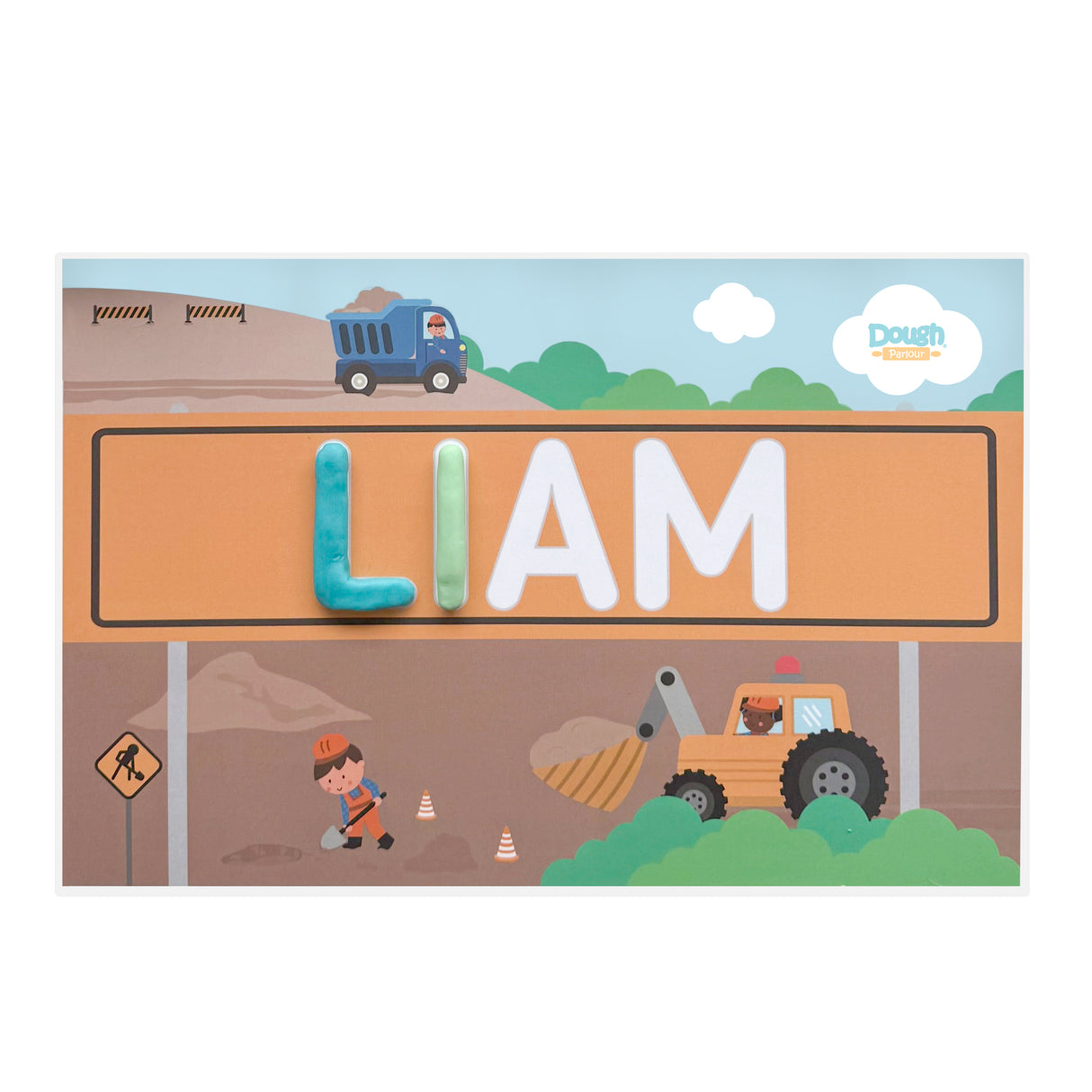 Construction Personalized Playmat