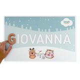 Cozy Christmas Personalized Playmat