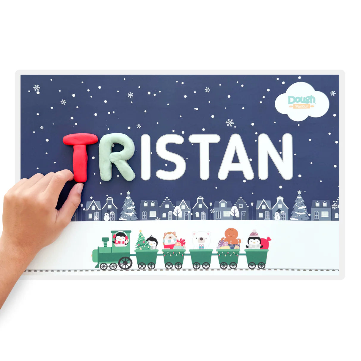 Holiday Train Personalized Playmat