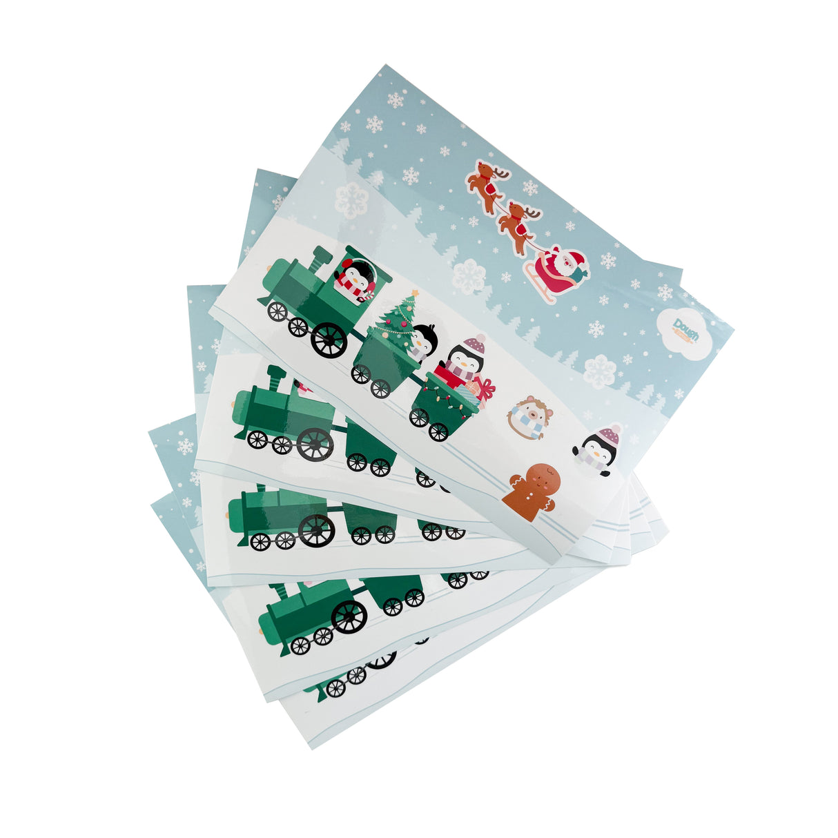 Holiday Train Stickers