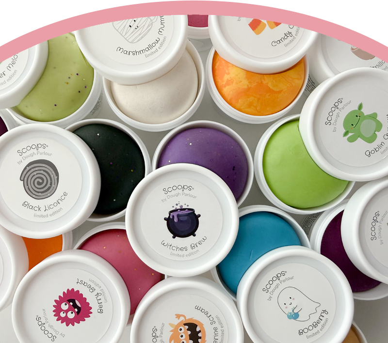 Fill their sensory bucket with the squishiest, softest dough.