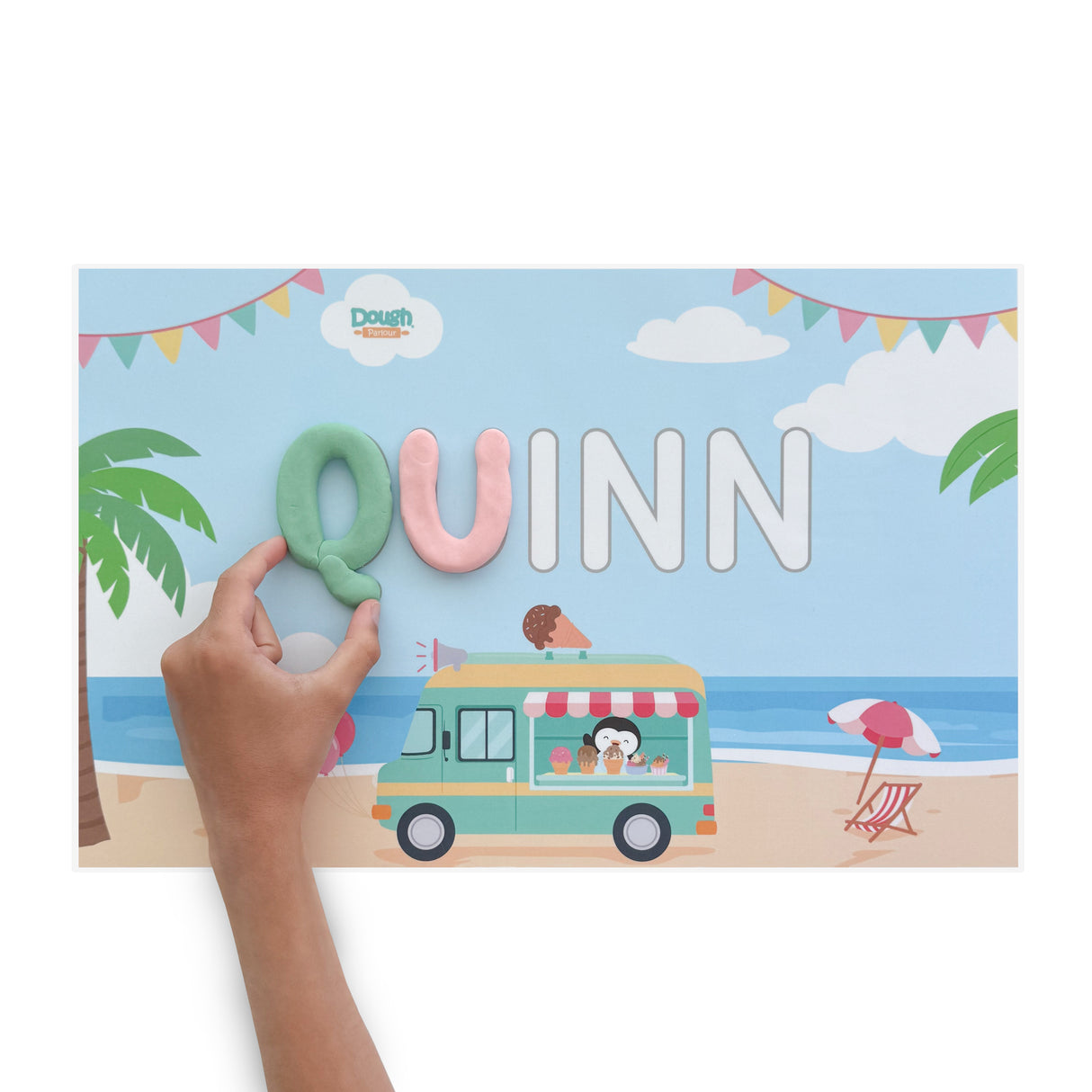 Ice Cream Truck Personalized Playmat