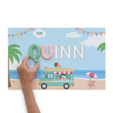 Ice Cream Truck Personalized Playmat