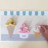 Ice Cream Truck Personalized Playmat