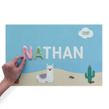 Mama Llama Personalized Playmat