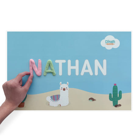 Mama Llama Personalized Playmat