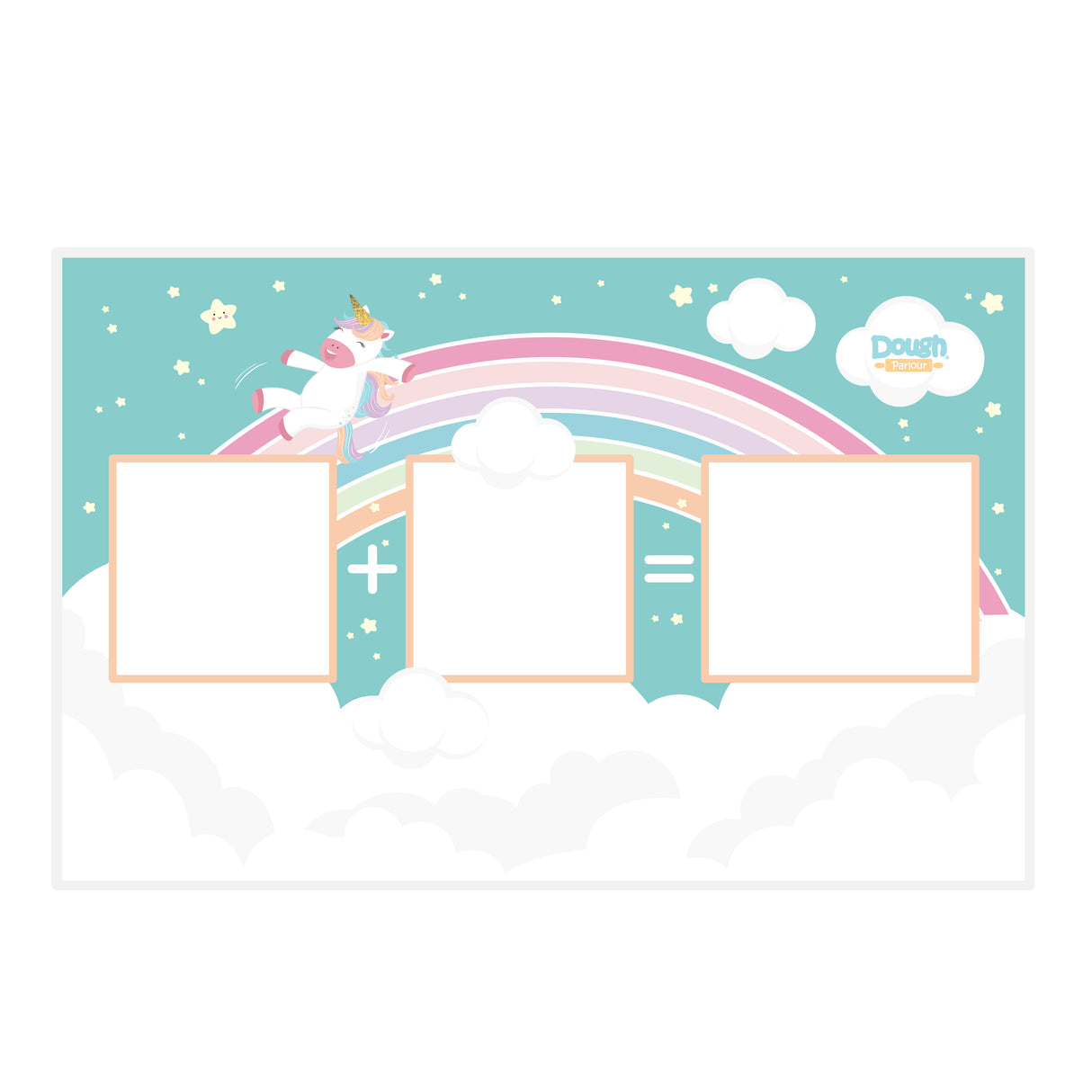 Unicorn Let's Dough Math™ Playmat