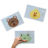 Mini Mats™ Set of 12 Animal Faces