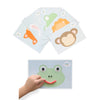 Mini Mats™ Set of 12 Animal Faces