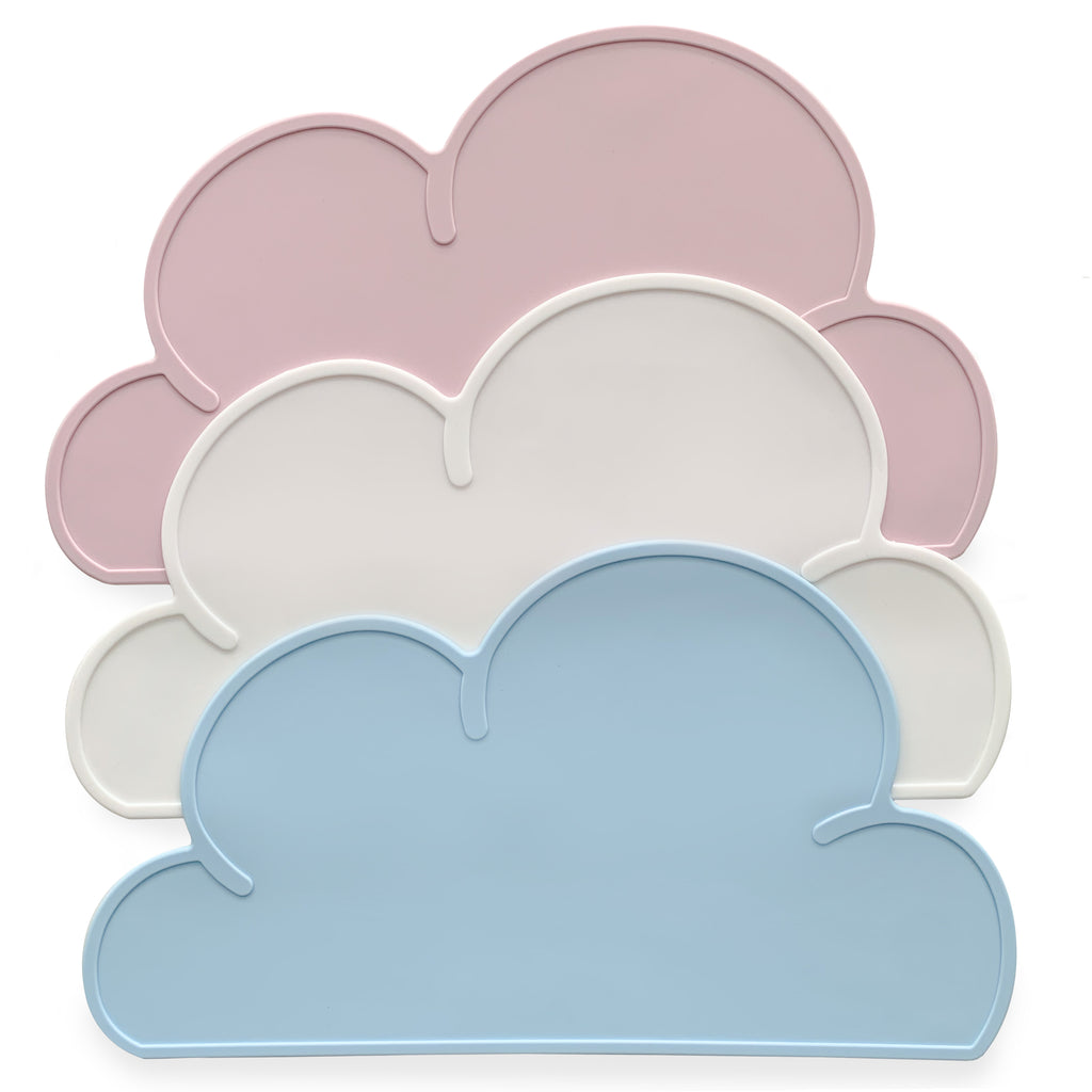 Cloud Silicone Playmat - White - Wholesale