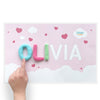 Hearts Personalized Playmat